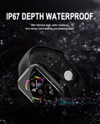 STEVVEX  LATEST Smart Watch Women Men Smartwatch For Android IOS Electronics Smart Clock Fitness Tracker Silicone Strap Smart-watch Hours - SJB-DIAMOND ELITES