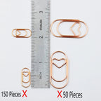 TUTU big Heart Paper Clips Large Cute Paperclips Funny Stainless Steel Fancy Paper Clips Shapes Office Supplies 50Pcs H0599 Lootquake LLC
