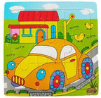 1 Pcs Animal Wooden Puzzles For Children In Wooden 3D Mosaic Puzzles Kids Educational Toys Design  For Baby Birthday Gifts - SJB-DIAMOND ELITES