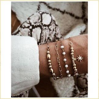 Luxury Bohemian Star Shell Ankle Bracelet Foot Jewelry Brecelet Simple Shell Anklets for Women Summer Style - SJB-DIAMOND ELITES