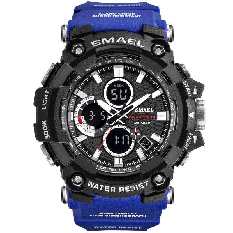 Men's  Sports Watches Top Brand Luxury Military Quartz Watch Men Waterproof 50M Shock  Digital Whats Relogio Masculino - SJB-DIAMOND ELITES