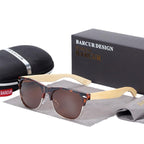 Brand Bamboo Handmade Luxury Polarized Modern and Retro Wood Sunglasses for  Men  and Women With  UV400 Protection - SJB-DIAMOND ELITES