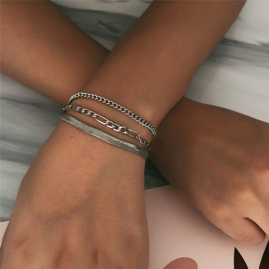 Bohemian Geometric Crystal Multi Layer Bracelets Bangles Charm Adjustable Lasso Bracelet Set For Women Luxury  Jewelry Gifts - SJB-DIAMOND ELITES