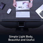 STEVVEX Screenbar LED Desk Lamp PC Computer Laptop Screen Bar Hanging Light Table Lamp Office Study Reading Light For LCD Monitor (Black) - SJB-DIAMOND ELITES