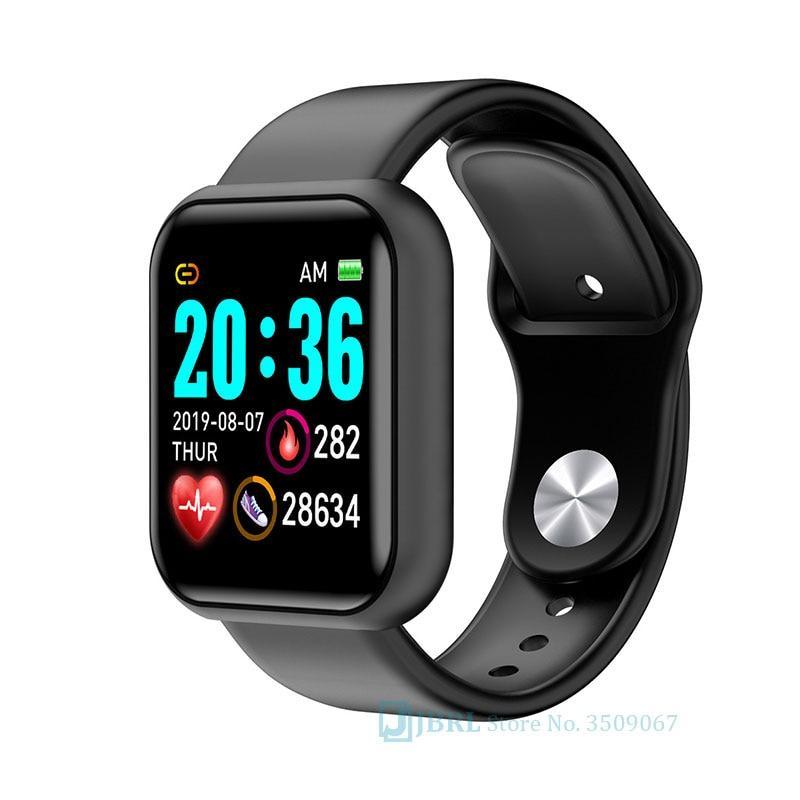 Luxury NEW Fashion Style Stainless Steel Smart Watch For Women and Men Electronics Sport Wrist Watch For Android IOS Square Smartwatch Smart - SJB-DIAMOND ELITES