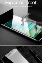 Curved Edge Tempered Glass For iPhone 12 11 Pro Xr X Xs Max Screen Protector For iPhone 6 6s 7 8 Plus SE 2020 Protective Film  Real Premium Tempered Glass Film Screen Protector for Iphone Stevvex