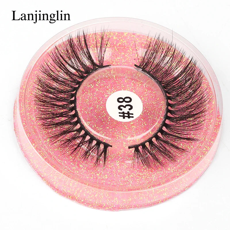 4/100 Pairs Wholesale Fake Lashes 3D Mink Eyelashes Fluffy Dramatic Lashes Cruelty Free False Eye lashes Makeup Tools maquillaje Lootquake LLC