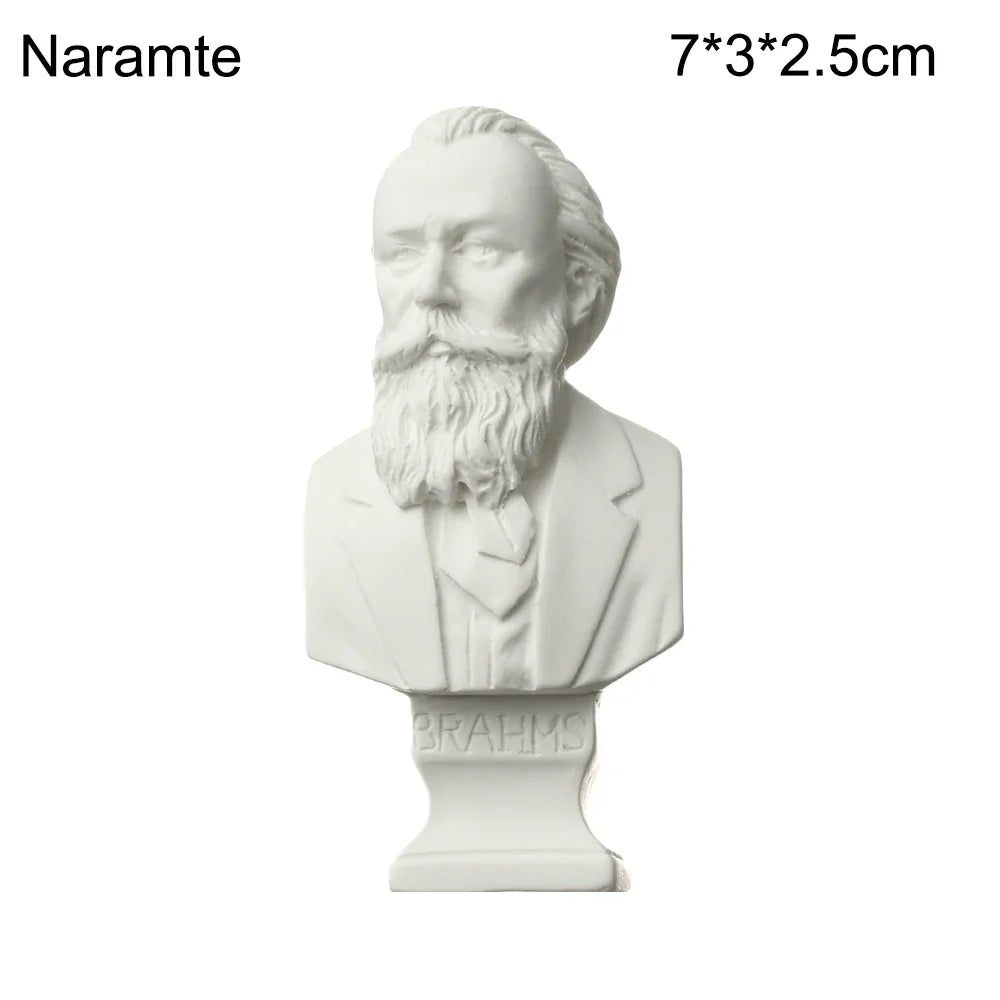 Mini Plaster Statue Greek Mythology Celebrities Famous Sculpture Figurine Drawing Practice Gypsum Bust Portraits Lootquake LLC