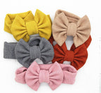 Modern Cute Baby Girl Headbands Knitted Newborn Baby Bow Infant Head Bands Hairbands For Girls Hair Accessories