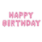 13pcs Luxury Happy Birthday Decoration Balloons Rose Gold Letter Foil Ballons Birthday Party Decorations Globos Balony Anniversaire For Birthdays and Celebrations - SJB-DIAMOND ELITES
