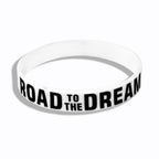 New Trend Motivation "The Road to Dreams" "Never Give Up"  Inspirational Silicone Rubber Bracelet Elastic Band  Brecelet for Women and Men In Unisex Design - SJB-DIAMOND ELITES