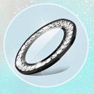 2023 New Diamond Bling Metal Ring Glass Protective Cap For iPhone 14 13 12 11 Pro Max Mini Camera Lens Circle Protector Paste Tempered Glass Camera Cover Camera Lens Protector Stevvex