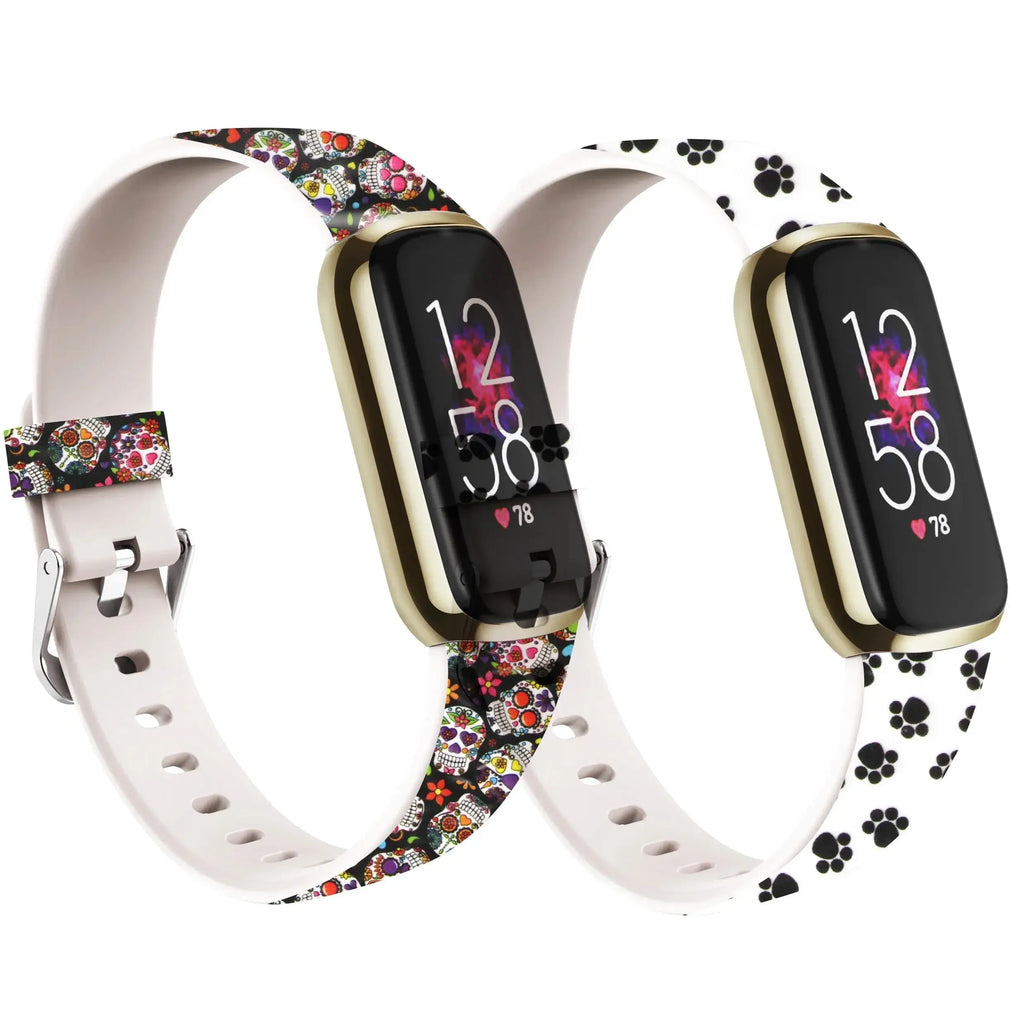 Fitbit Luxe Silicone Band - Stylish, Durable, Comfortable - SJB-DIAMOND ELITES