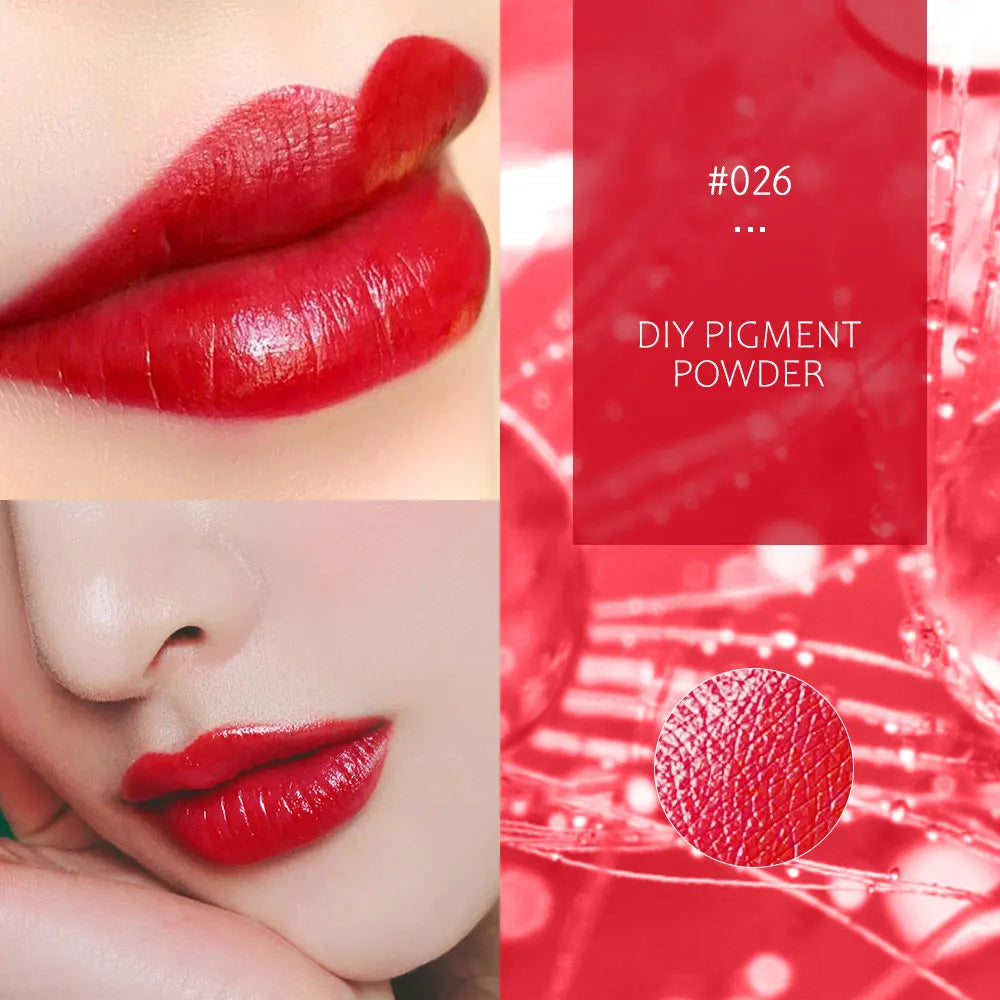 32 Colors Makeup Lip Stick Powder Long Lasting Lip Gloss Cosmetic Pigment DIY Lip Gloss Powder Material Lip Glaze Pigment Lootquake LLC