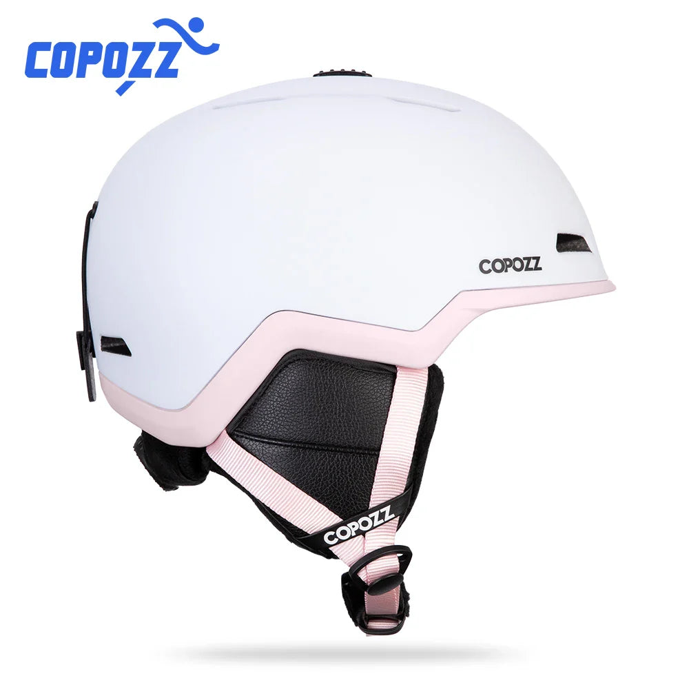 COPOZZ SafeSnow Half-Cover Ski Helmet