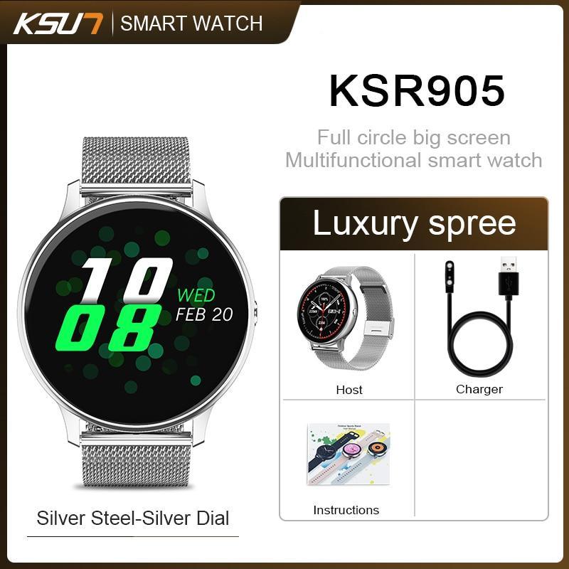 NEW Luxury Elegant Woman Bluetooth Android/ios Waterproof GPS Smart Watch With Touch Screen Sport Health Multifunctional Smart Watch - SJB-DIAMOND ELITES