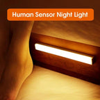 LED Night Light Motion Sensor Wireless USB Rechargeable Night lamp For Kitchen Cabinet Wardrobe Wall Lamp Mobile Lamp With Sensors - SJB-DIAMOND ELITES