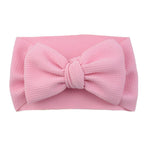 Big Bow Knot Solid Elastic Hairband Headband Stretch Turban Head Wrap Headwear