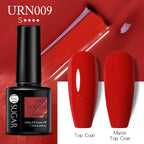 UR SUGAR 7.5ml Nude Glitter Color Gel Nail Polish Winter Warm Color Series Semi-permanent Varnish Professionals Manicure