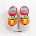 Baby Shoes First Shoes Toddler First Walkers Boy Soft Sole Rubber Outdoor Baby Shoes Cute Animal Baby Anti-slip Booties