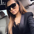 Luxury Popular and Famous Elegant Oversized Big Frame Oval Sqaure Woman Vintage Retro Woman  Sunglasses  With UV400 Protection - SJB-DIAMOND ELITES