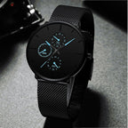 Relogio Masculino Unisex  Woman and Men Quartz Watch In Casual Slim Mesh Style Designer Sport Watch - SJB-DIAMOND ELITES
