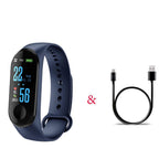 Proffesional Smart Sport Watch With  Band Blood Pressure Monitor and Bracelet M3Plus Wristband for Men and Women In Modern Design - SJB-DIAMOND ELITES