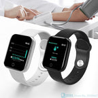 STEVVEX  LATEST Smart Watch Women Men Smartwatch For Android IOS Electronics Smart Clock Fitness Tracker Silicone Strap Smart-watch Hours - SJB-DIAMOND ELITES