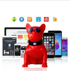 2023 Wireless Bluetooth Speaker  French Bulldog cumputer speakers Portable Stereo Super Bass USB AUX Outdoor Full Dog Subwoofer Lootquake LLC