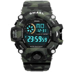 Digital Mens  Sports Waterproof 50 M Watches With Auto Date relogio masculino  Army Military Sports Unisex Watch - SJB-DIAMOND ELITES