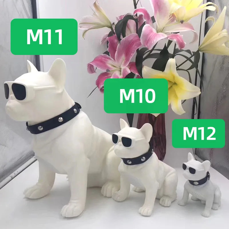 2023 Wireless Bluetooth Speaker  French Bulldog cumputer speakers Portable Stereo Super Bass USB AUX Outdoor Full Dog Subwoofer Lootquake LLC