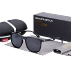 Square High Quality Titanium  Sunglasses for Men Polarized Sunglasses With Mirror Gradient Glasses Titanium  TR90 Frame Oculos De Sol gafas and UV400 Protection - SJB-DIAMOND ELITES