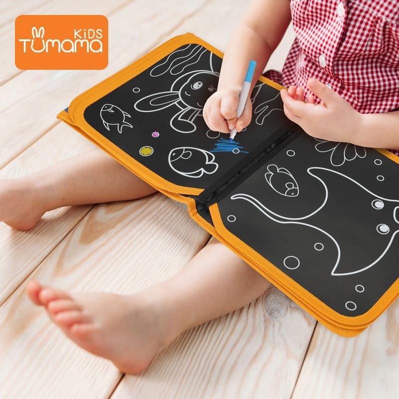 Modern Popular Kids Baby Education Skill Book  Drawing Board Book Animal Coloring Book  Blackboard Painting For Kids - SJB-DIAMOND ELITES