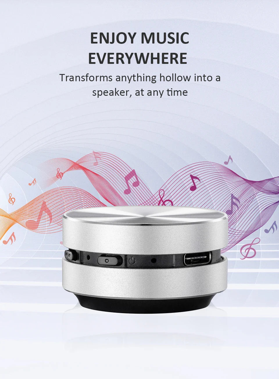 Bone Conduction Speaker Vibration Bluetooth Stereo Audio Digital TWS Wireless Smallest Portable DURAMOBI Humbird Speaker Lootquake LLC