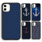 Blue Boat Anchor Printing Drawing Protection Phone Case For Iphone 14 Se 6 7 8 Plus Xr Xs 11 12 13 Pro Max Galaxy S21 22 Silicone Case Toy Story Protective Cover For Iphone Stevvex