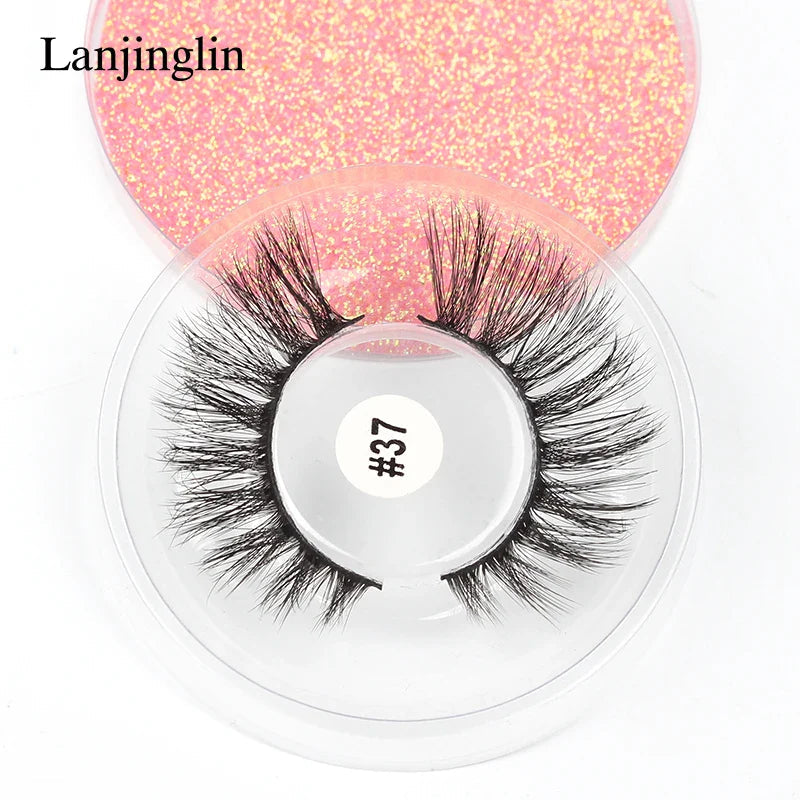 4/100 Pairs Wholesale Fake Lashes 3D Mink Eyelashes Fluffy Dramatic Lashes Cruelty Free False Eye lashes Makeup Tools maquillaje Lootquake LLC