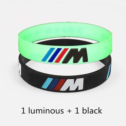 Hologram Bracelet ///M Sport M Power Black White Silicone Wristband Bangle for Auto Club Fans M3 M5 M6 3/5/7 Series - SJB-DIAMOND ELITES