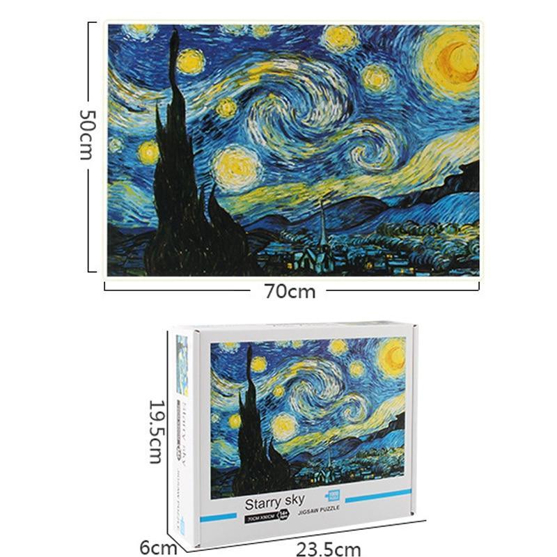 1000pcs Modern Round Puzzles Toys Puzzles Educational Toys Puzzles For Adults Interesting Goods Learning And Education Moon and Planets Puzzles - SJB-DIAMOND ELITES