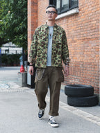 Bronson Mfg USMC P-44 Duck Hunter Camo Jacket Vintage Men's HBT WW2 Reproduction Pi-Mart