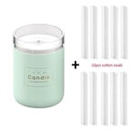 280ML Ultrasonic Air Humidifier Candle Romantic Soft Light USB Essential Oil Diffuser Car  Aroma Mist Maker