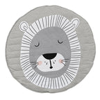 Baby Play Mat Pad Cotton Newborn Infant Crawling Animal Play mat Round Carpet Floor Rug Kids Children Room Carpet For Sleeping