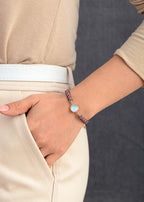 Handmade Luxury Wax  Elegant Bracelet With Stone In Modern Colorful Design For Woman and Ladies - SJB-DIAMOND ELITES