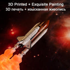 Kids Popular Space Shuttle Lamp and Moon lamps In Night Light By 3D Print For Space Lovers Rocket Lamp - SJB-DIAMOND ELITES