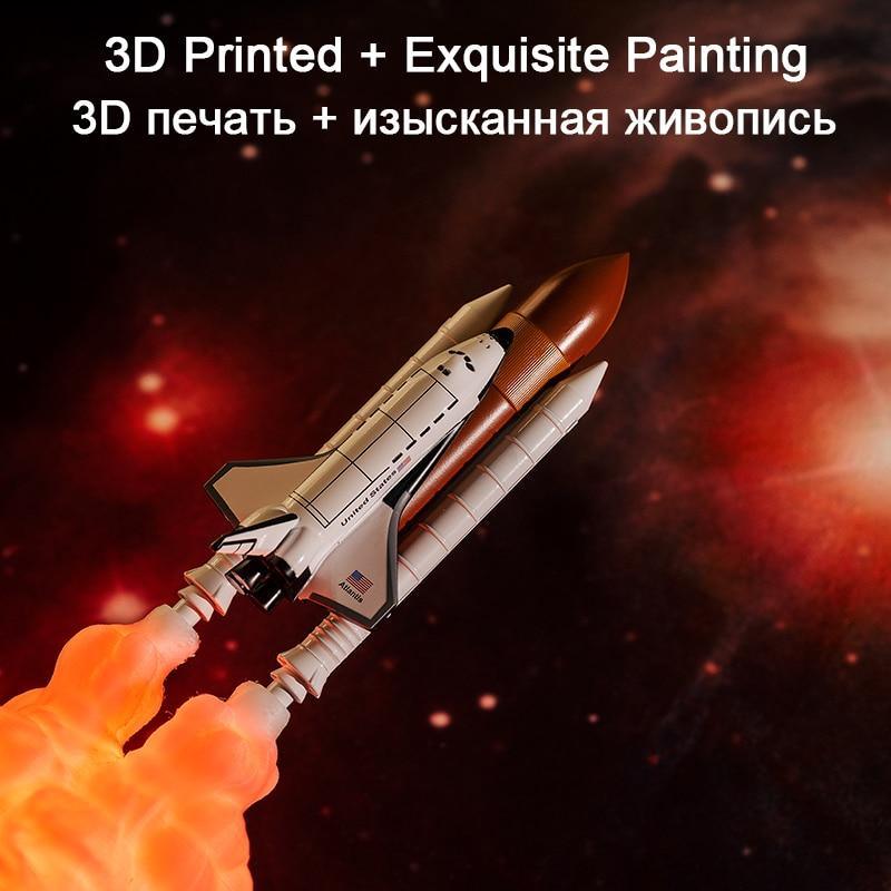 Rocket Kids Space Shuttle Lamp and Moon lamps In Night Light By 3D Print For Space Lovers Rocket Lamp - SJB-DIAMOND ELITES