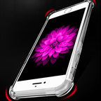 Classic Transparent Clear Soft Shockproof Phone Case Cover For iPhone Simple Phone Cases For iPhone XS 11 Pro MAX 6 6s 7 8 Plus Case Cover Silicone Case iPhone XR X 7 8 6 5 5S  5C Case For iphone Stevvex