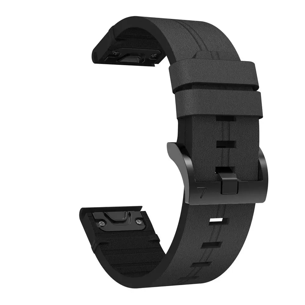 Garmin Soft Leather Band - QuickFit Stylish Upgrade - SJB-DIAMOND ELITES