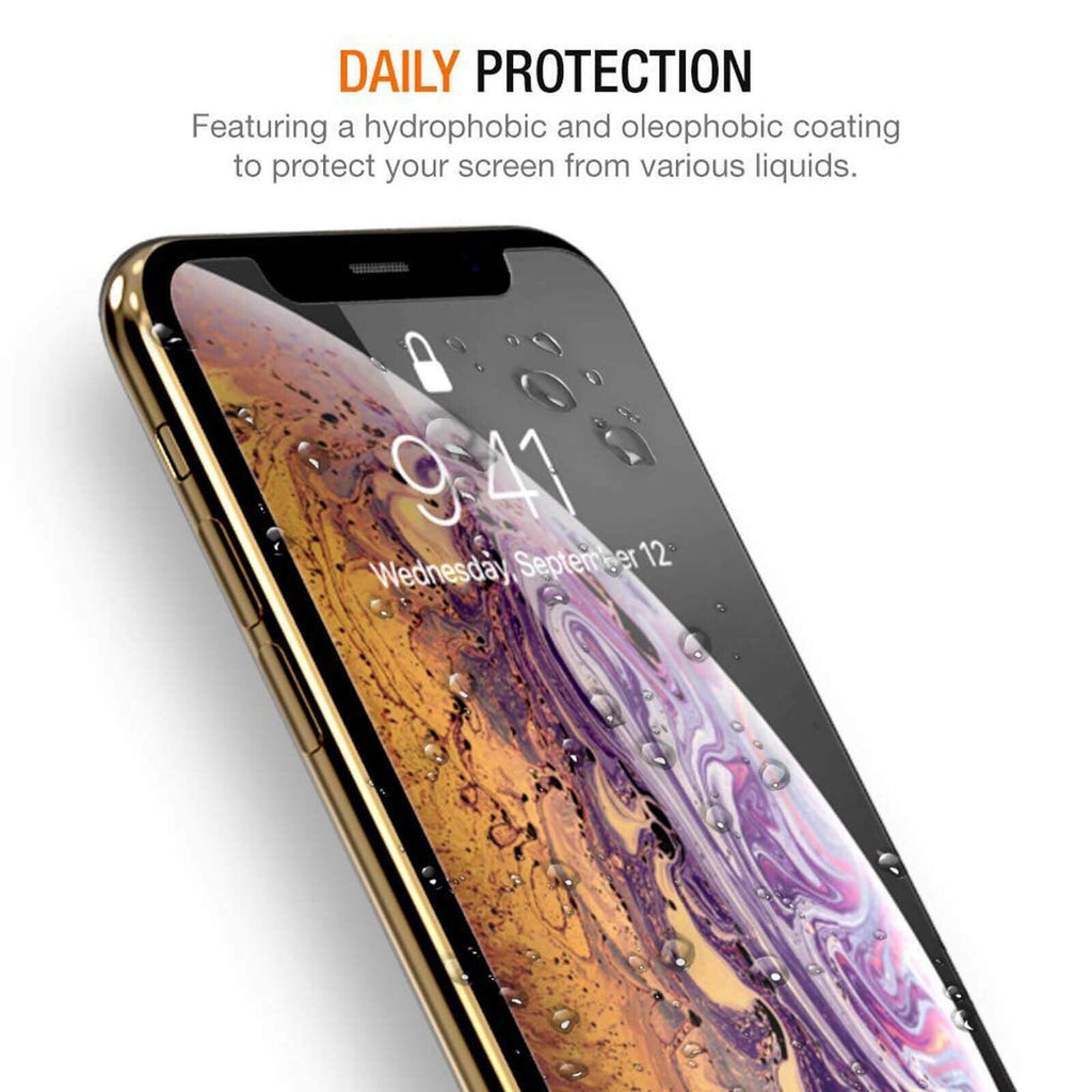 3PCS New Tempered Glass Screen Protectors For iPhone 12 12 Max/12 Pro Front film iPhone X 6/6s 7 8 11 Pro Max Screen Protector Tempered Glass Film Screen Protector For iPhone Stevvex
