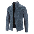 New Autumn Winter Jacket Men Warm Casual Slim Fit Fleece Jacket Elegant Jackets For Men Warm Soft Sweater Solid Jackets Casual Business Men Clothing Lightweight Hooded Jackets Stevvex