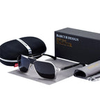 Brand Designer Driving Sunglasses for Men Polarized Sunglasses Men in Aviation Retro Design With High Quality  Full Metal Frame  and UV400 Protection - SJB-DIAMOND ELITES