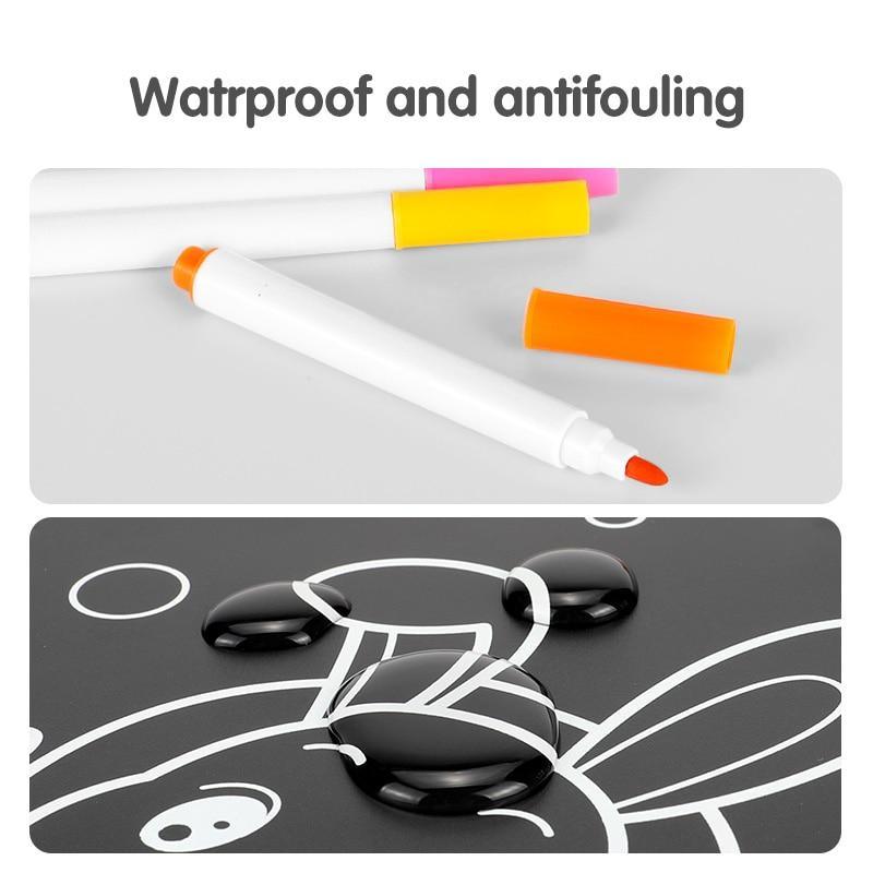 Modern Popular Kids Baby Education Skill Book  Drawing Board Book Animal Coloring Book  Blackboard Painting For Kids - SJB-DIAMOND ELITES